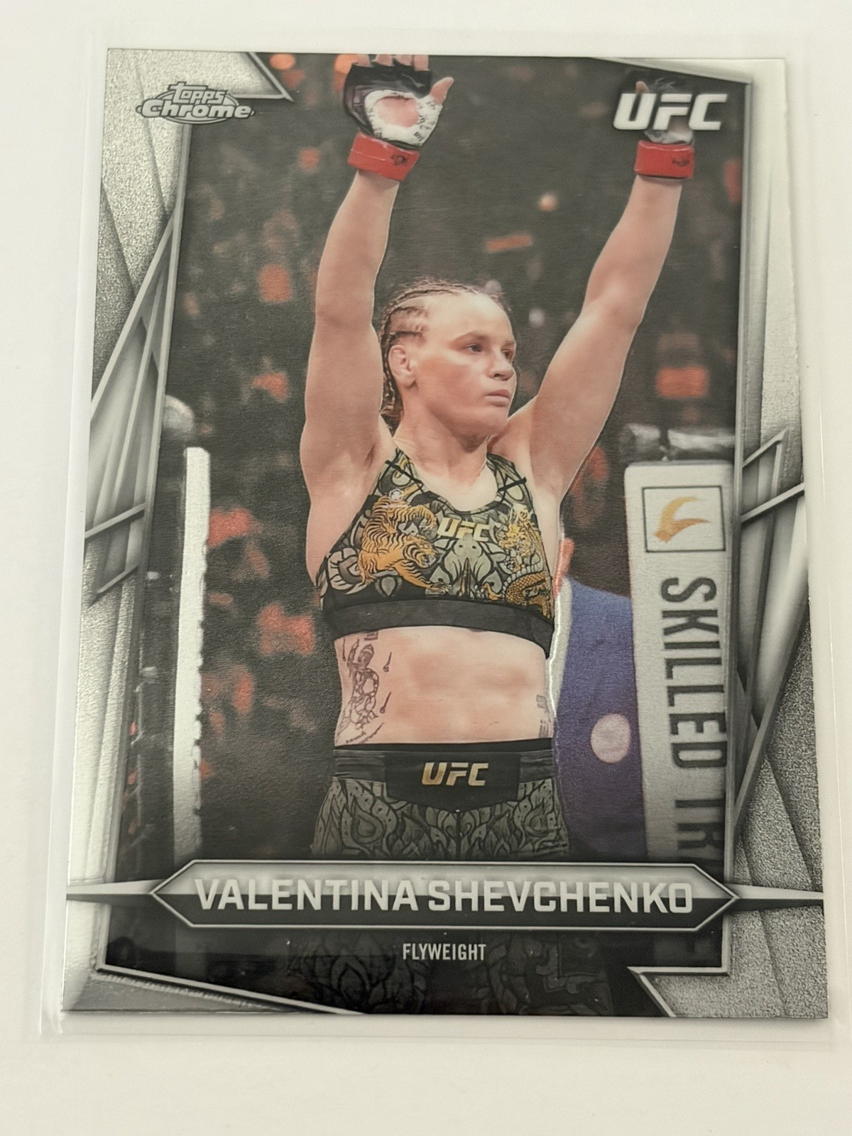2026 Topps Chrome UFC #3 Valentina Shevchenko Flyweight Base Card