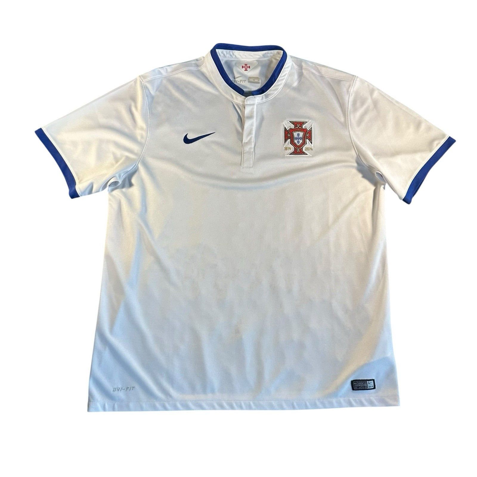 Nike Portugal 2014 World Cup Away Soccer Jersey (XL)