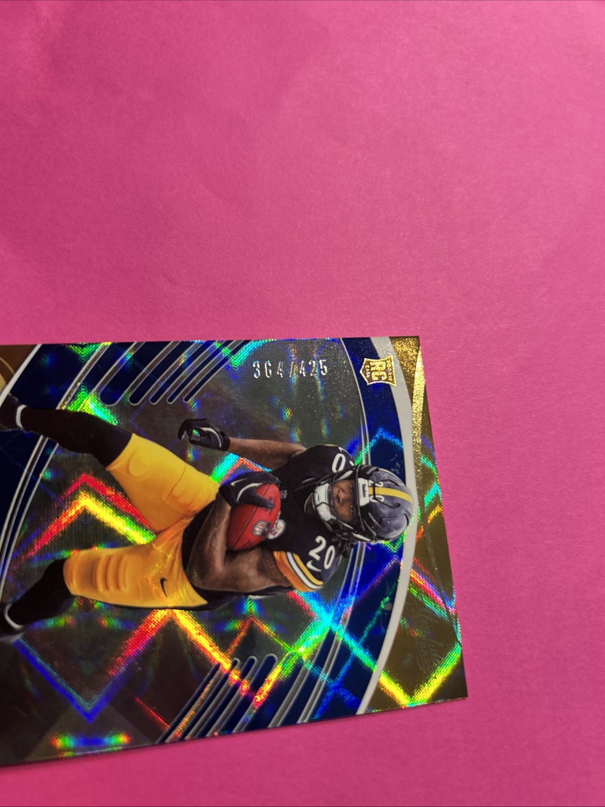 2025 Panini Absolute Kaleb Johnson #148 Blue Diamonds 364/425 RC Steelers NFL