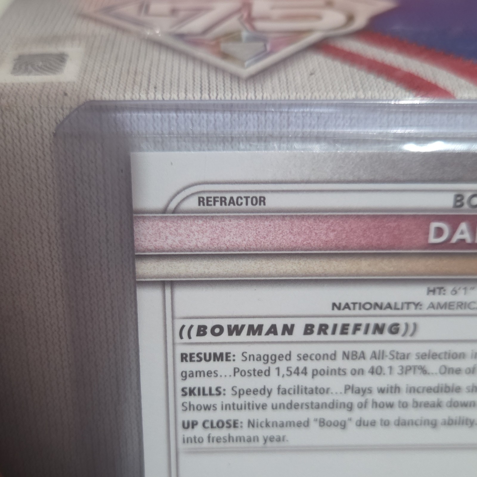 Topps 2025-26 Bowman Chrome Darius Garland BCV-92 Refractor 203/499 NBA