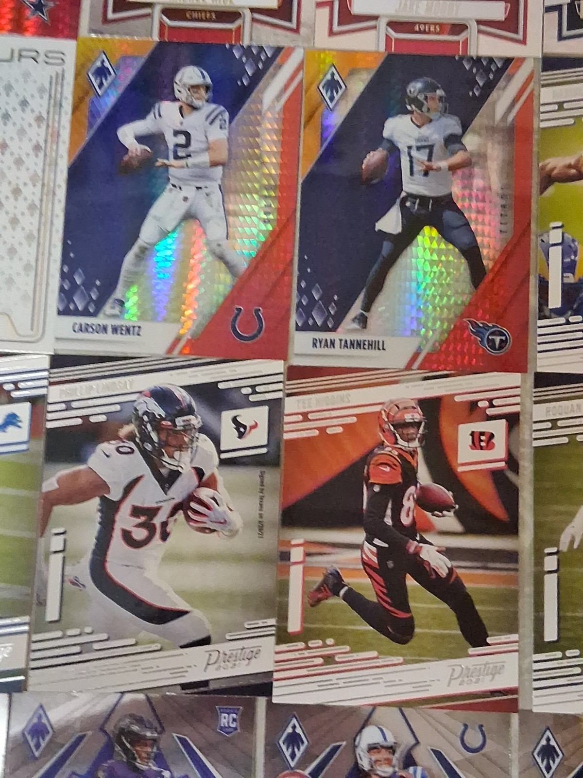 30 Card Lot Of Mixed Football Cards Look At Pics B9