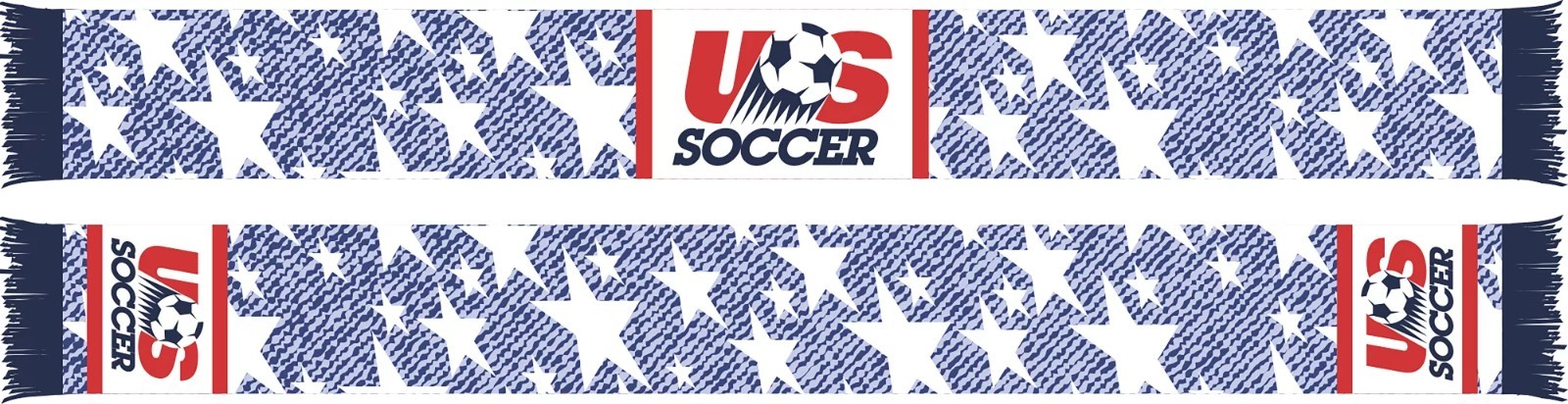 Ruffneck Scarves – USMNT 2026 Denim Vintage Logo Scarf