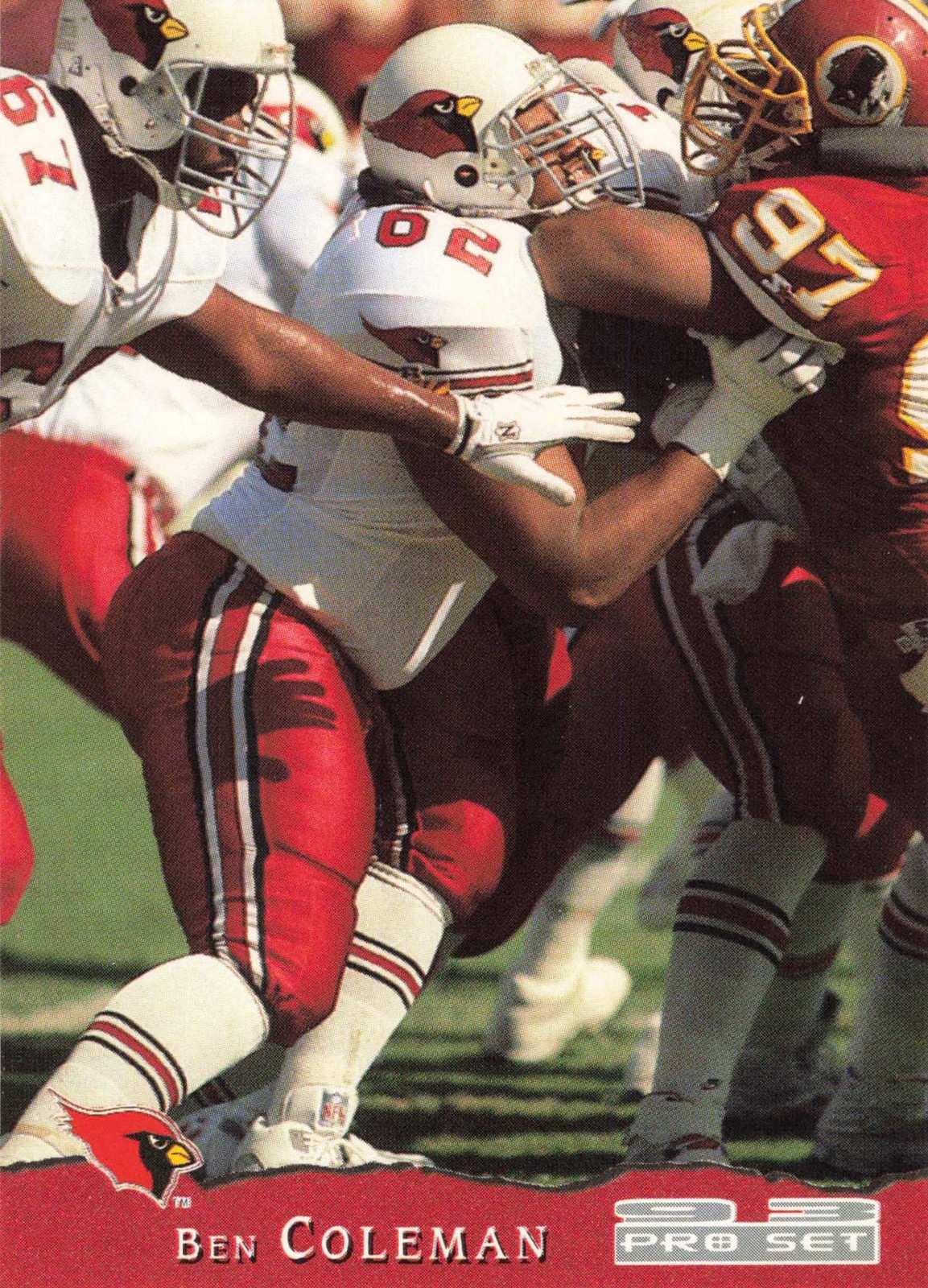 Ben Coleman 1993 Pro Set #359 Phoenix Cardinals