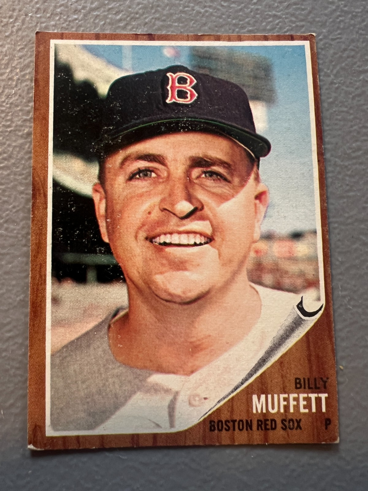 1962 Topps Baseball – Billy Muffett ( Boston Red Sox ) #336 – GD