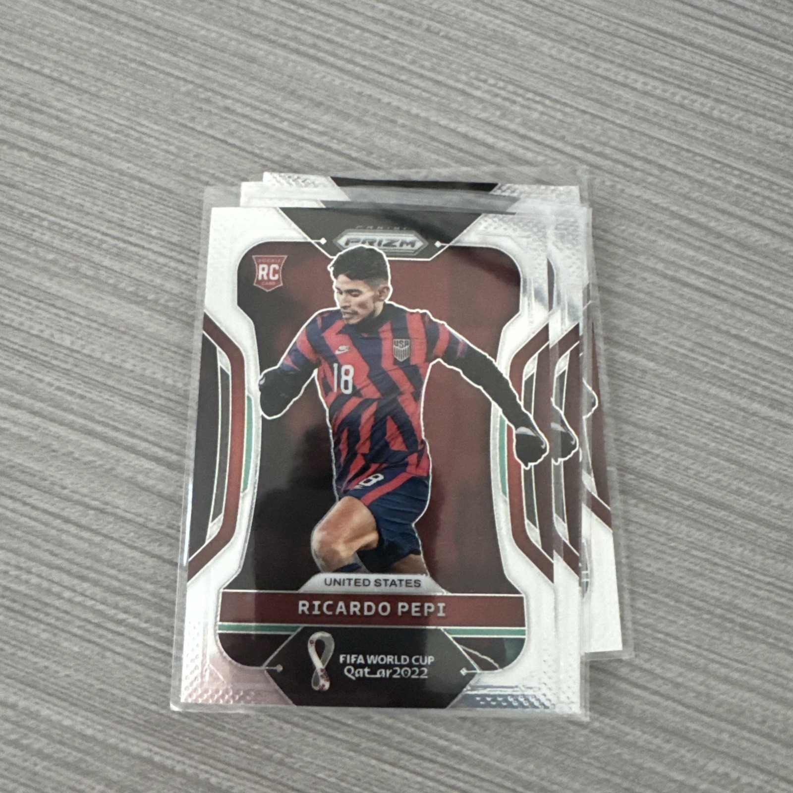 Ricardo Pepi 2022 Panini Prizm FIFA World Cup Qatar #205 USA RC Rookie qty