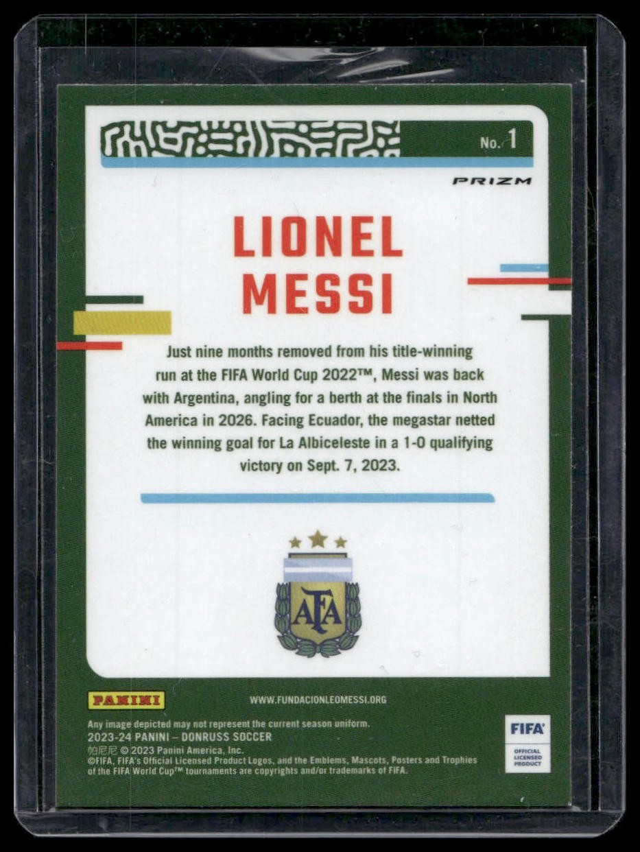 2018-19 Donruss Lionel Messi Optic Holo