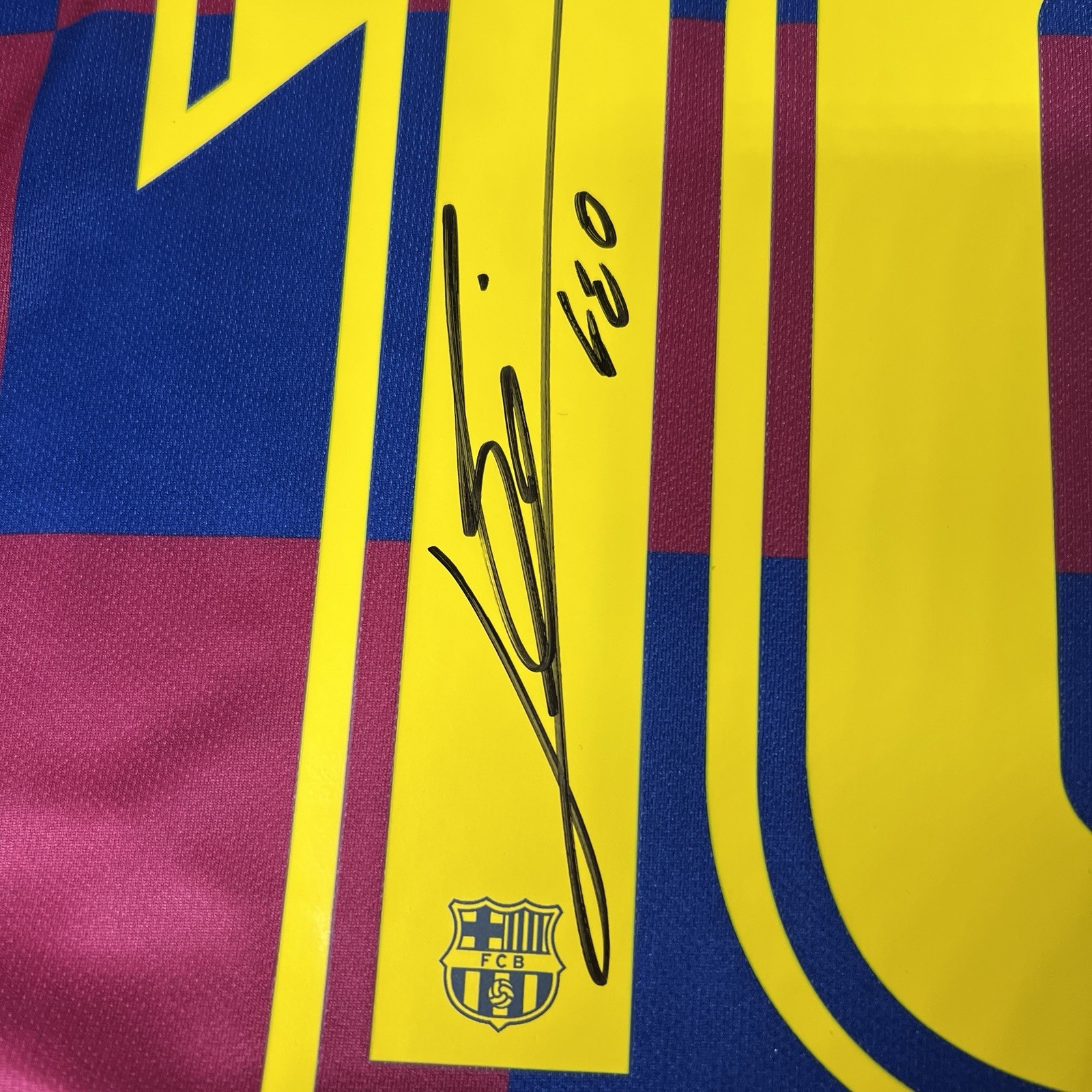Lionel Messi Signed Barcelona Jersey BACKETT BAS Autographed W/COA