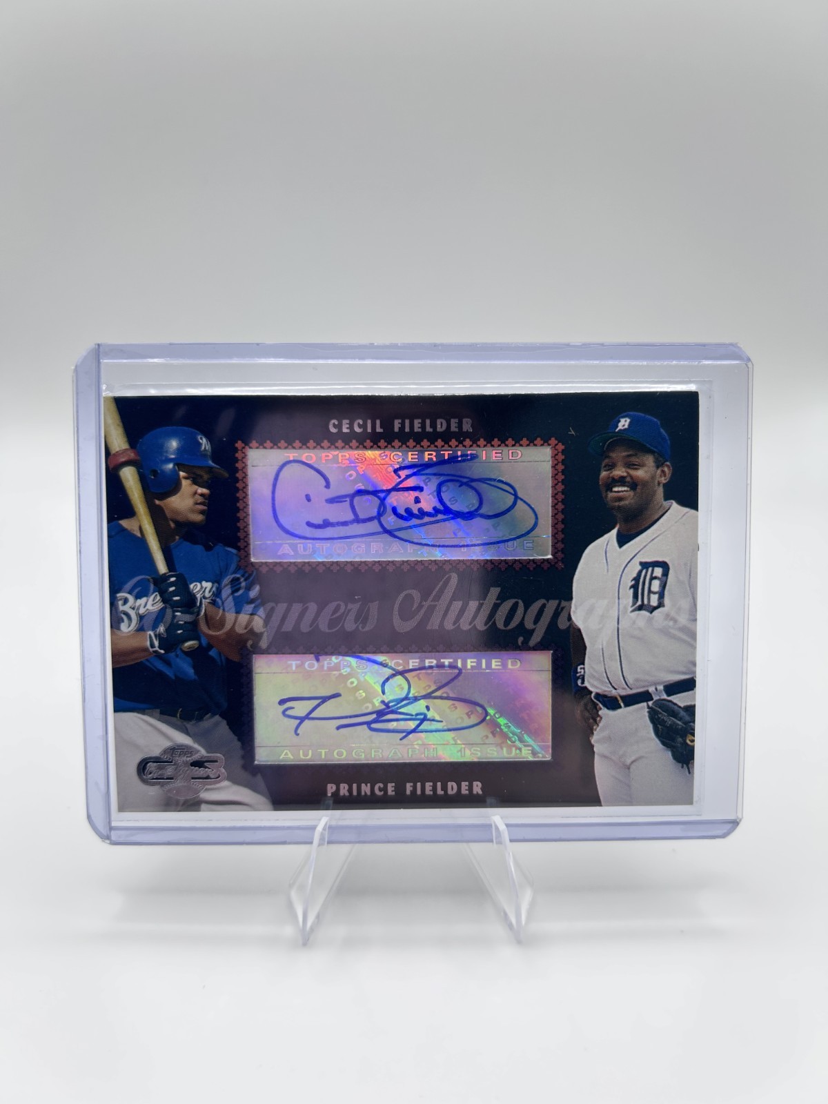 2006 Topps Co-Signers – Dual Autographs Prince Fielder, Cecil Fielder #CS-60…