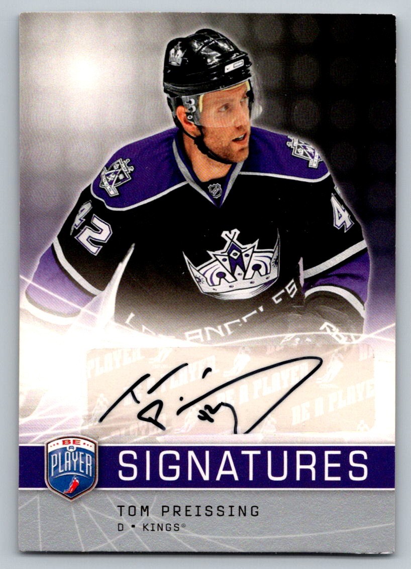 2008 Upper Deck Be a Player Signatures Tom Preissing S-TP