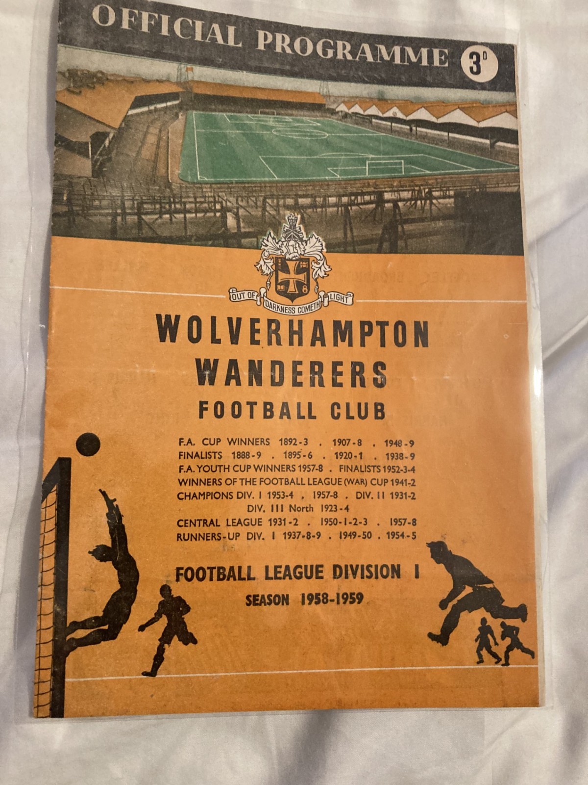 Wolverhampton Wanderers v Everton, Division 1, 1958/59