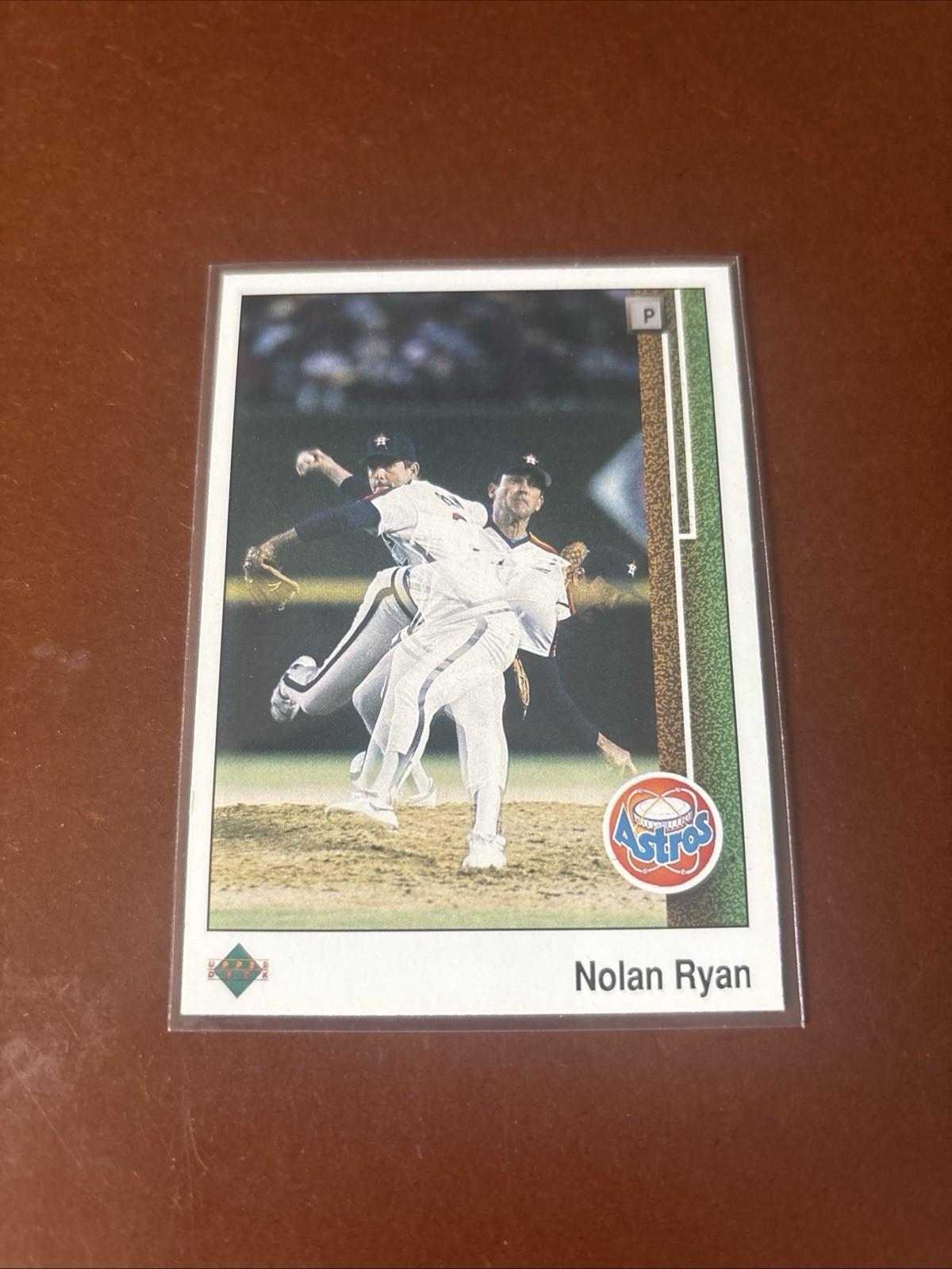 NOLAN RYAN 1989 UPPER DECK BASEBALL CARD #145 HOUSTON ASTROS