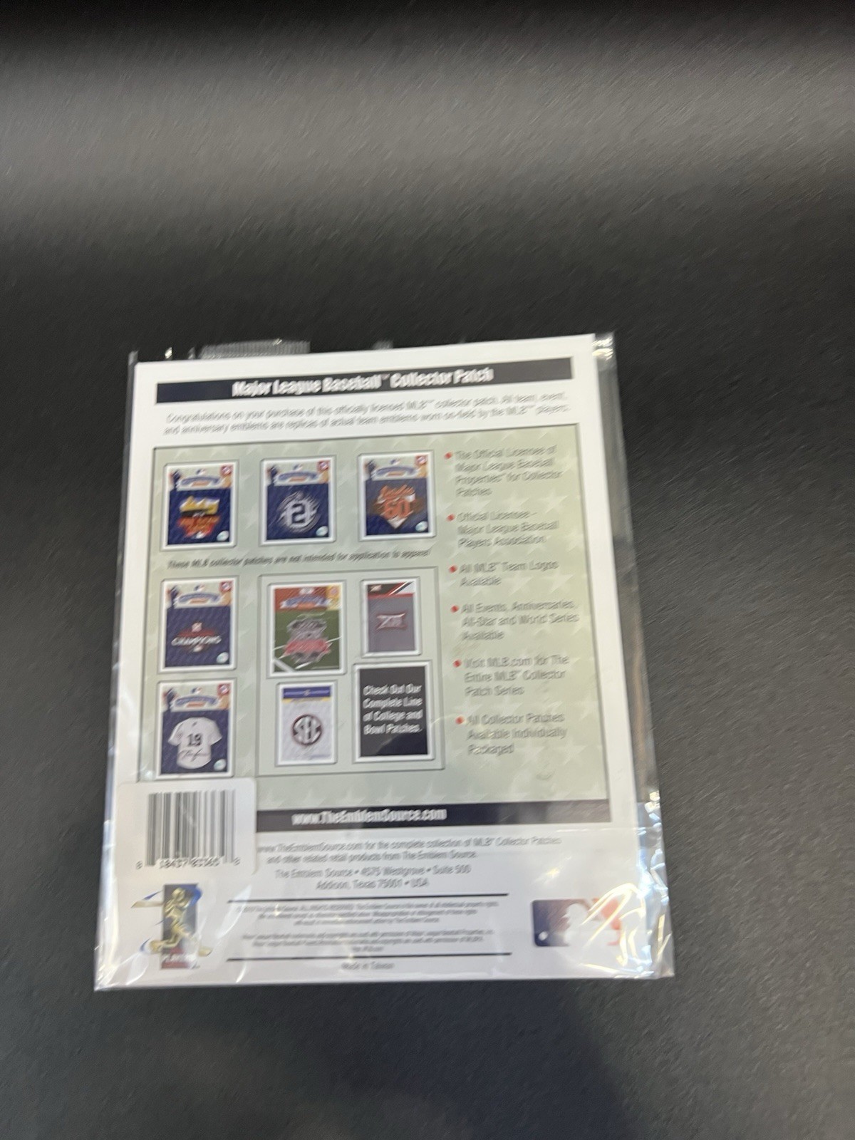 Official 2020 MLB World Series Patch Dodgers Rays Sealed Emblem Source