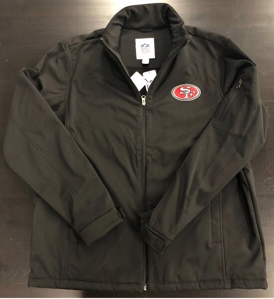 NFL G-III San Francisco 49ers Full Zip Football Jacket New Mens Sizes