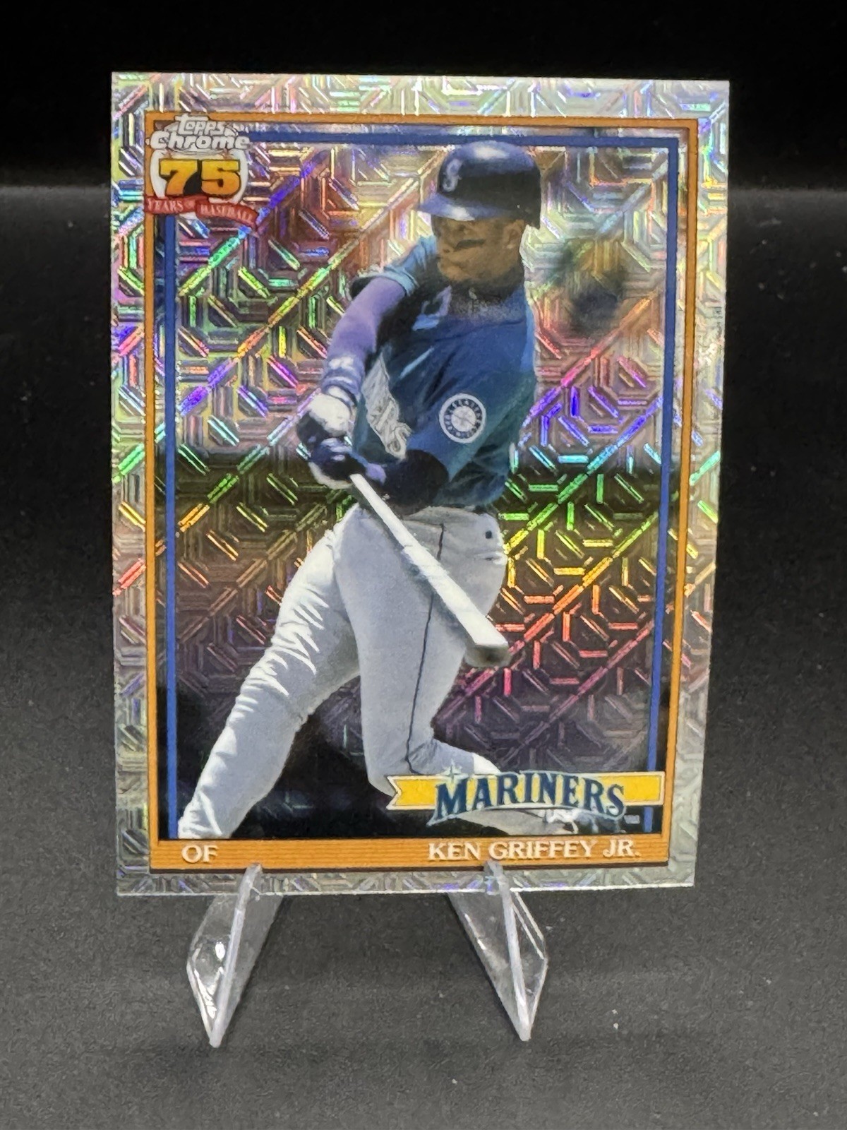 Ken Griffey Jr. 2026 Topps Series 1 Silver Pack Mojo Refractor #91C-51 Mariners