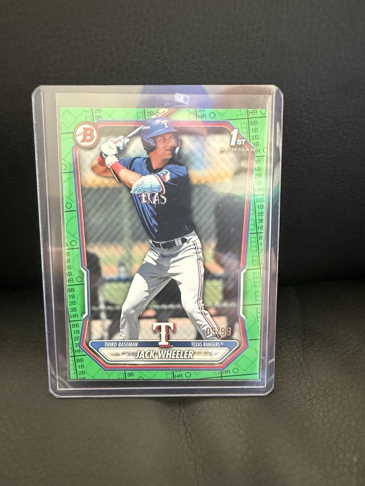 2026 Bowman #BP-74 Jack Wheeler Prospects Green #/99