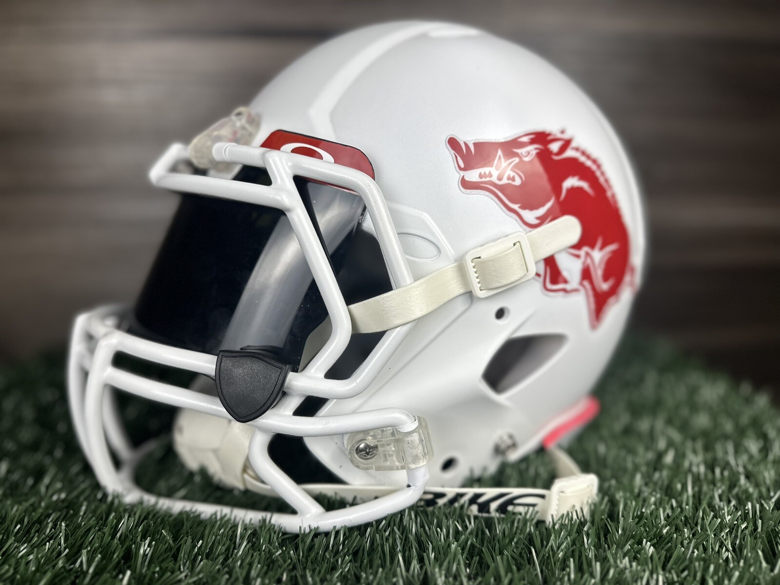 ARKANSAS RAZORBACKS Riddell Full Size Football Helmet Adult + golf Headcover