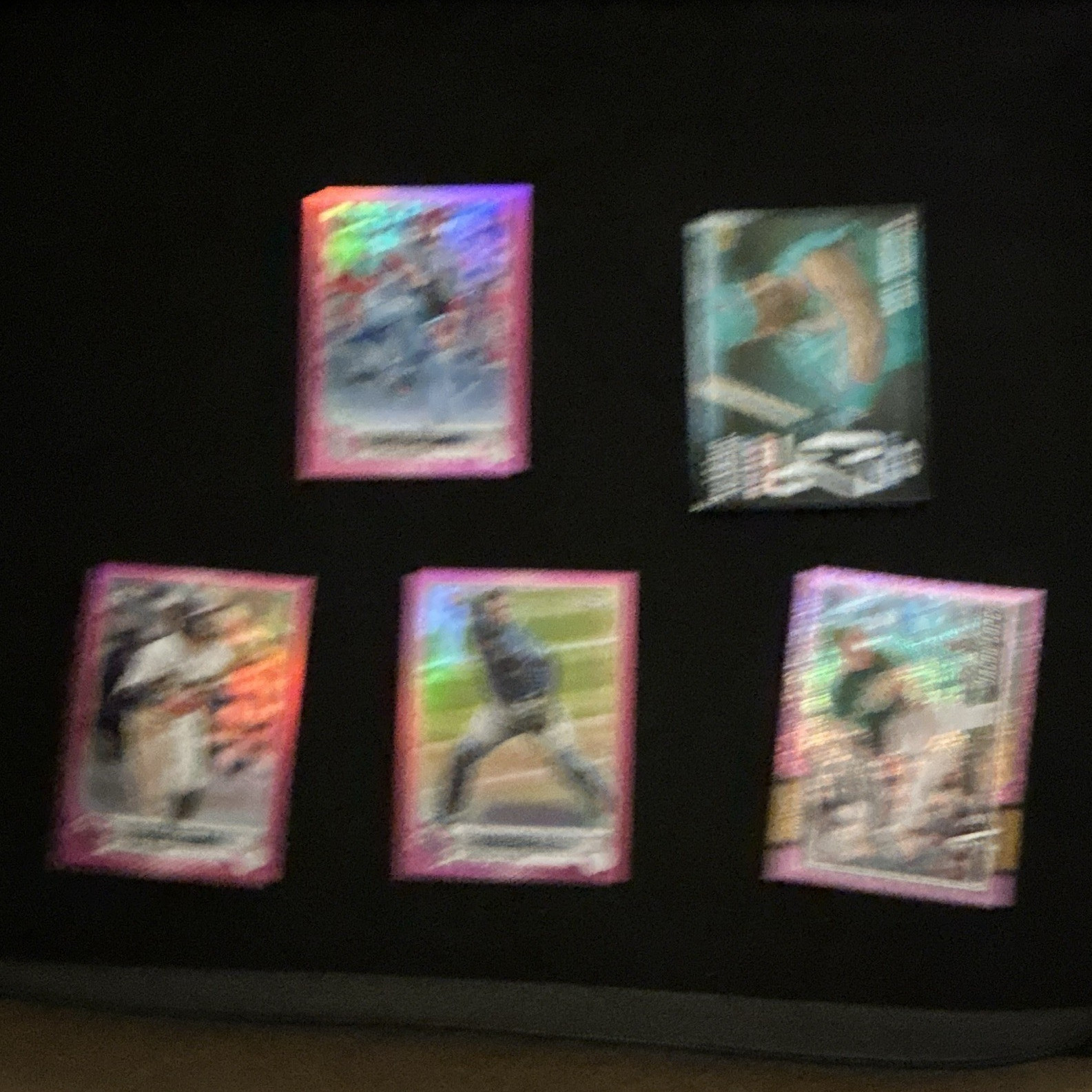 5-Card Lot Sports Trading Cards Mixed Assorted Standard Size