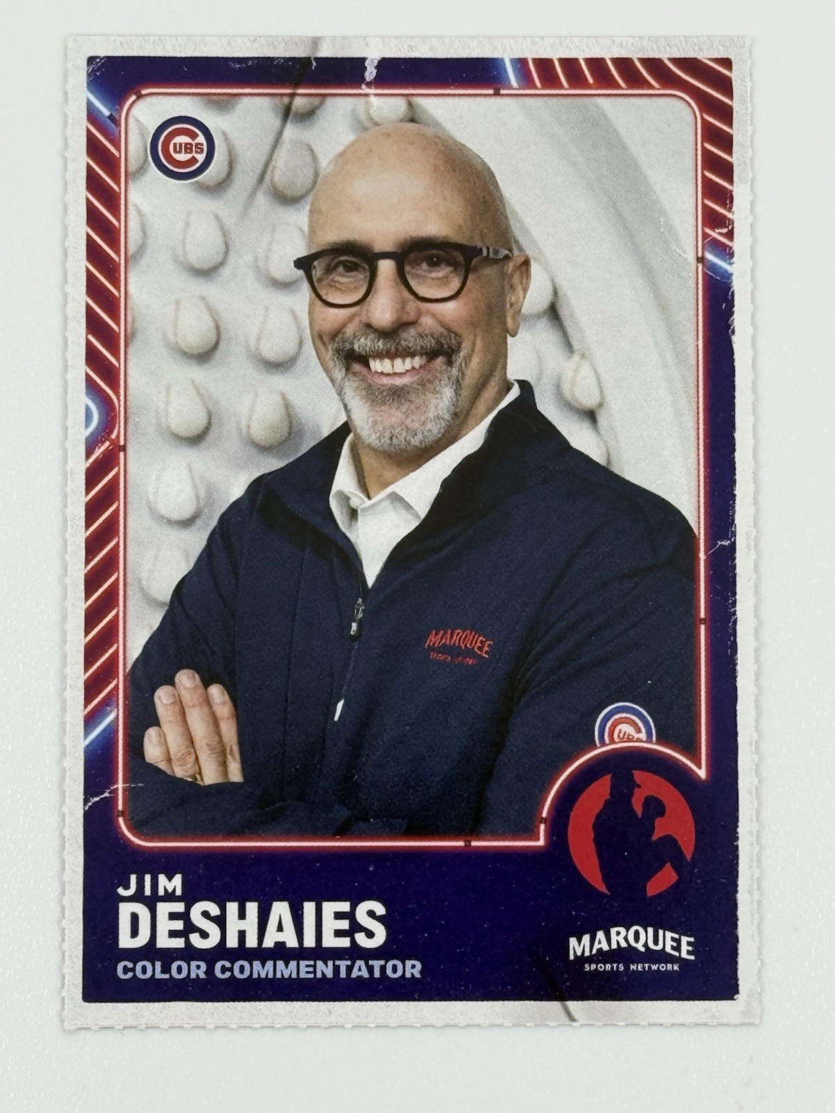 Jim Deshaies 2023 Chicago Cubs Marquee Sports Baseball Card RC Broadcaster Rare