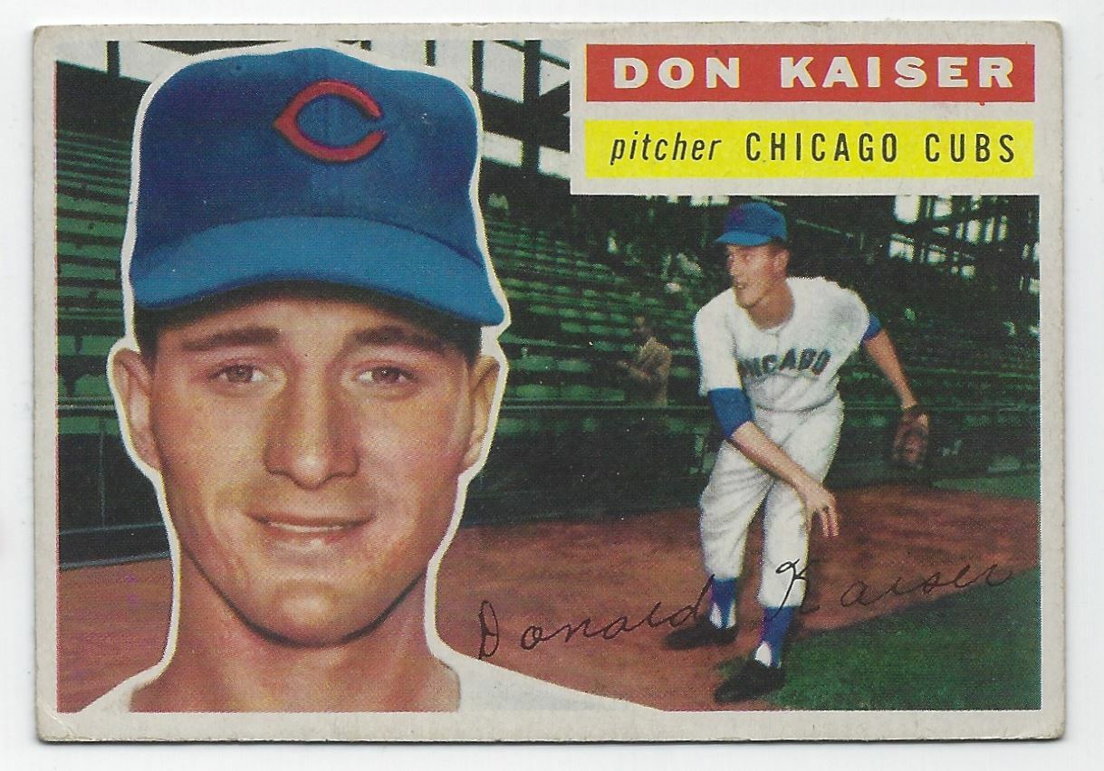 1956 Topps Don Kaiser Rookie Chicago Cubs #124