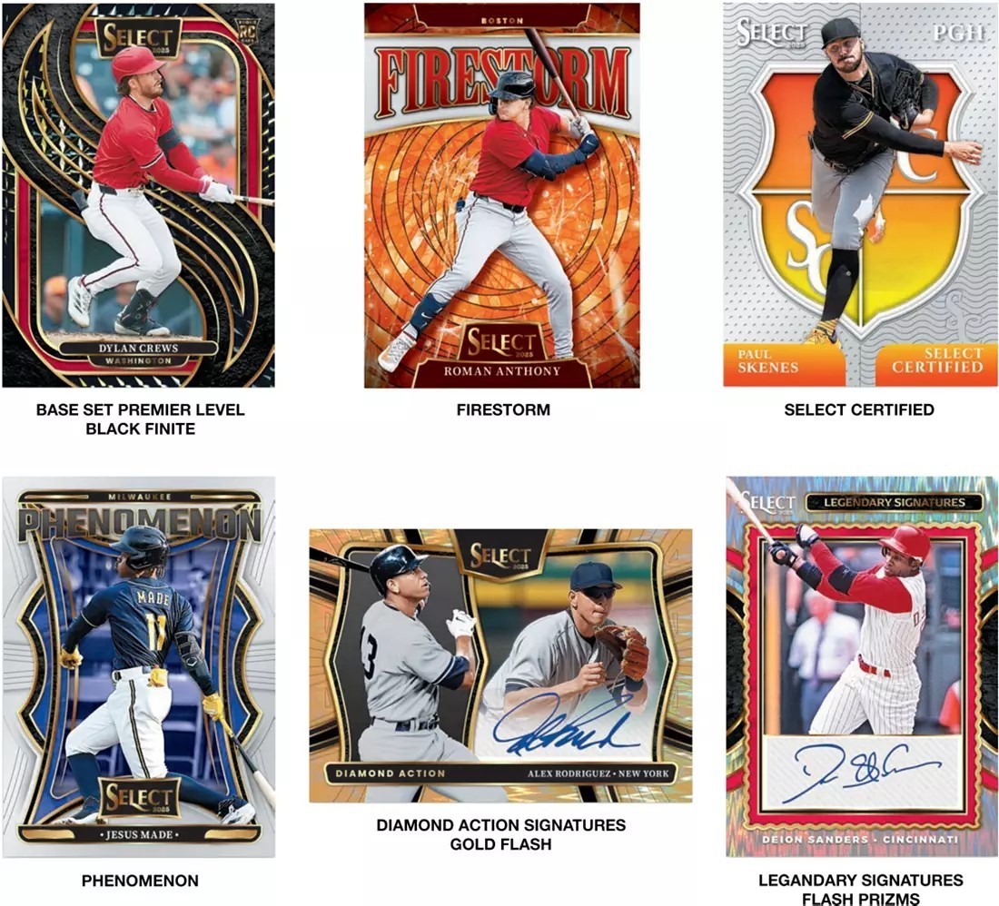 2025 Panini Select Baseball 32Ct. Mega Box | Volume Discount | Factory Sealed