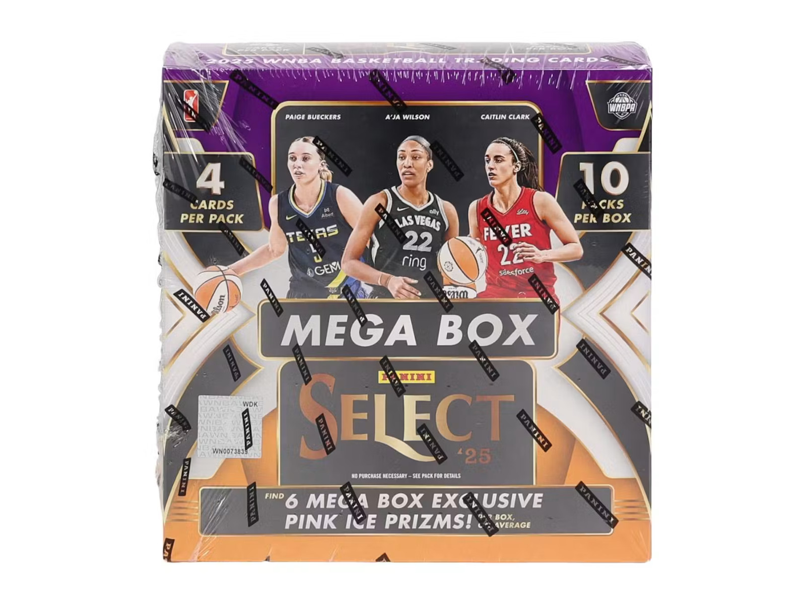 2025 Panini Select WNBA Basketball Mega Box – Pink Ice Prizms