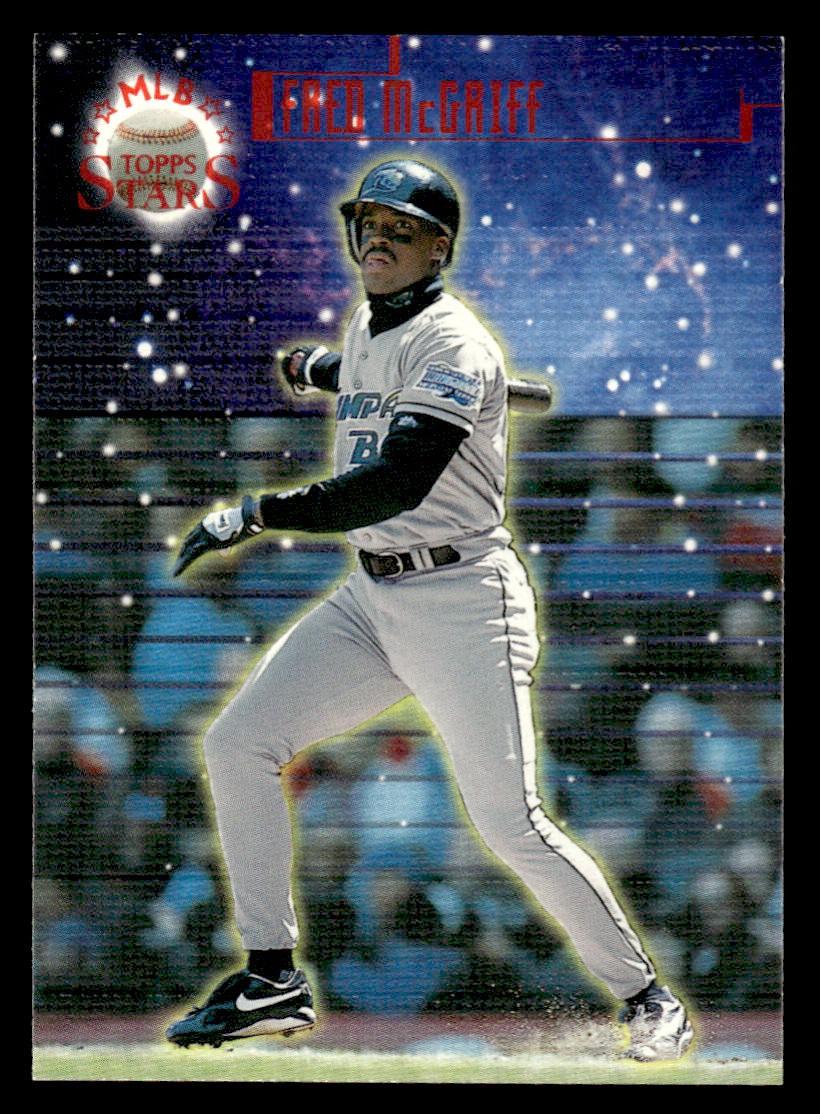 1998 Topps Stars #104 Fred McGriff #/9799 Card Tampa Bay Devil Rays