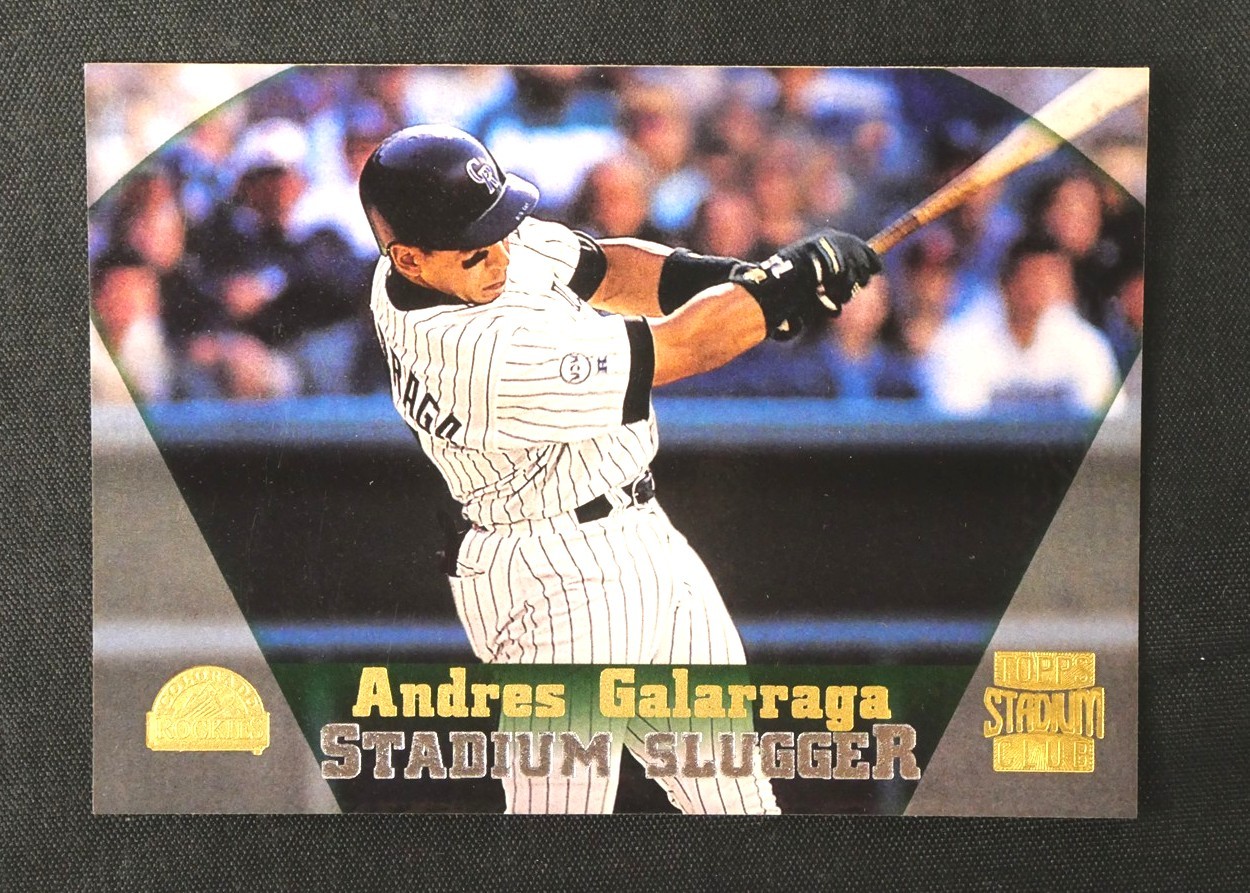 1997 TOPPS STADIUM CLUB Andres Galarrago STADIUM SLUGGER #380