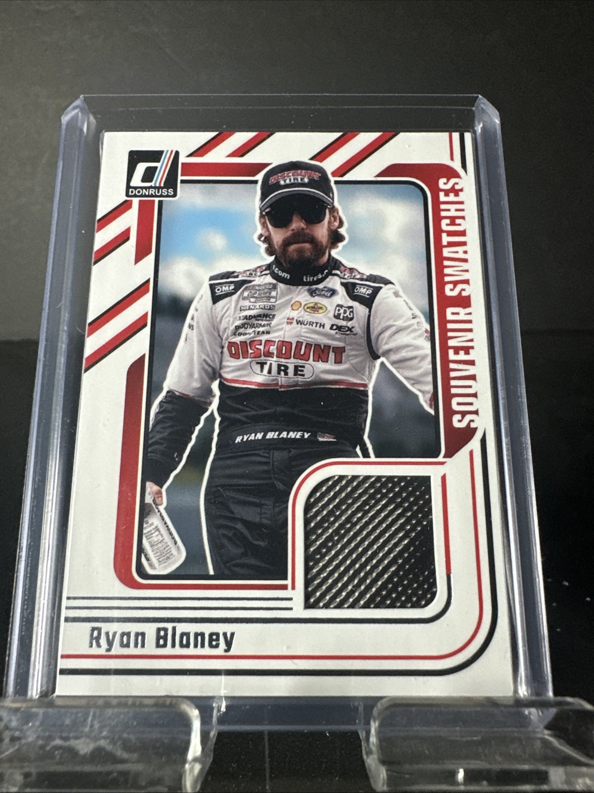 Ryan Blaney 2026 Panini Donruss Racing NASCAR Souvenir Swatches Base Relic