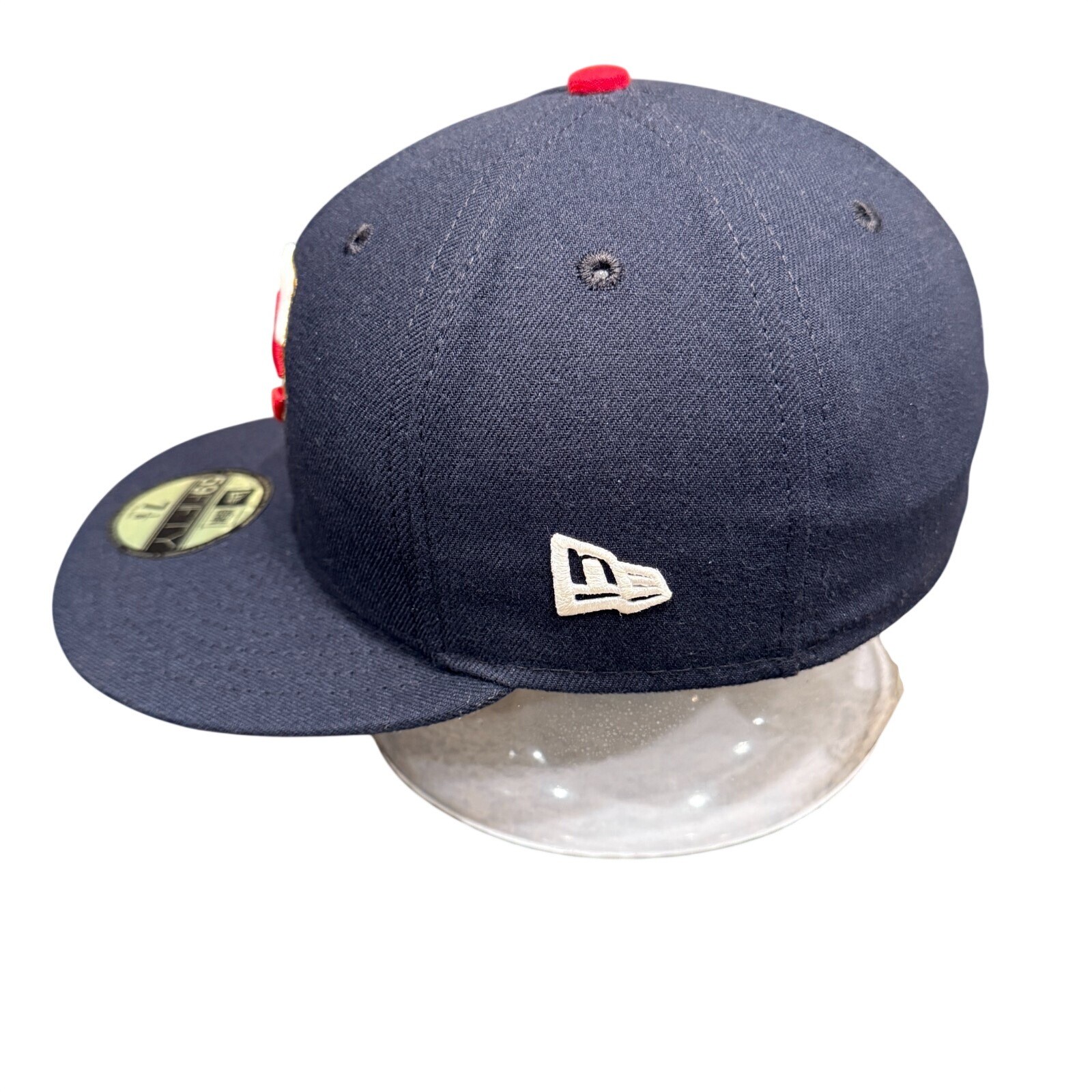 Vtg Minnesota Twins New Era 59FIFTY On-Field Fitted Hat Cap 7⅛ Blue Made in USA