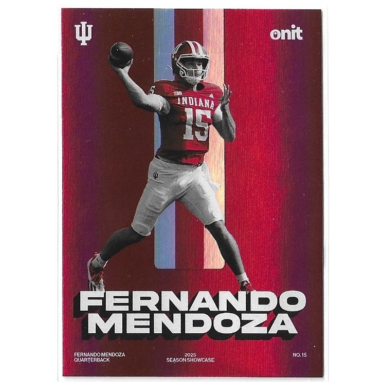 Indiana Hoosiers Onit 2025 Season Showcase Full Retro Set – 9x Stars w/ Mendoza