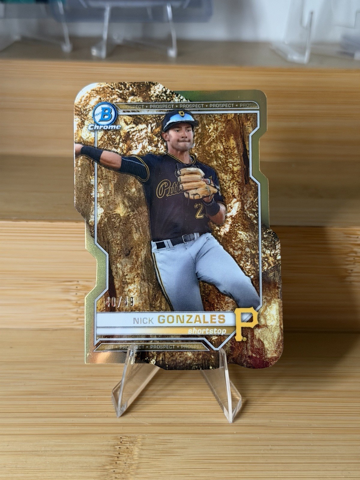2021 Bowman nick gonzales Golden Nugget /49