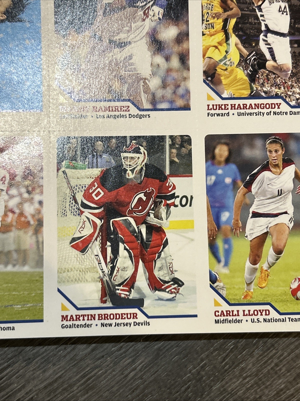 2008 Sports Illustrated For Kids Full Sheet Cards With Carli Lloyd Rookie