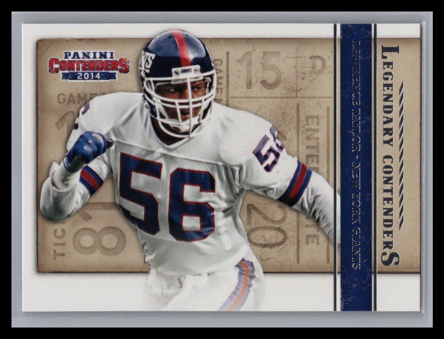 2014 Panini Contenders #3 Lawrence Taylor Legendary Contenders NY GIANTS