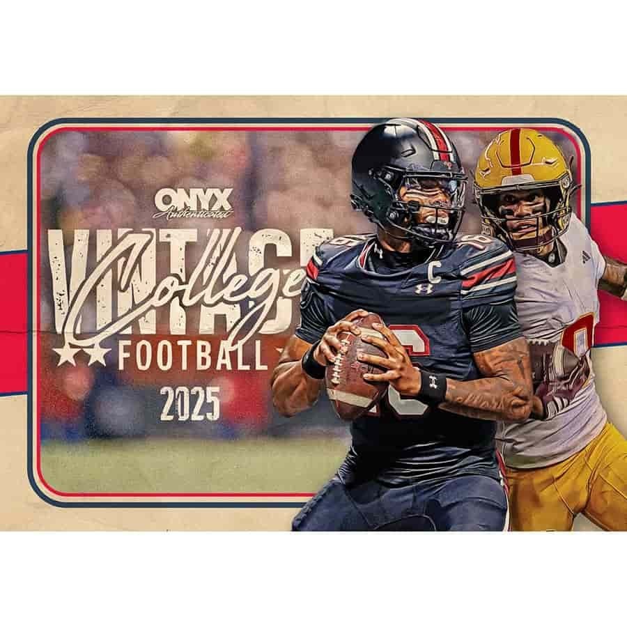 2025 Onyx Vintage Football Mega Series Hobby Box factory sealed 25OAFVMS