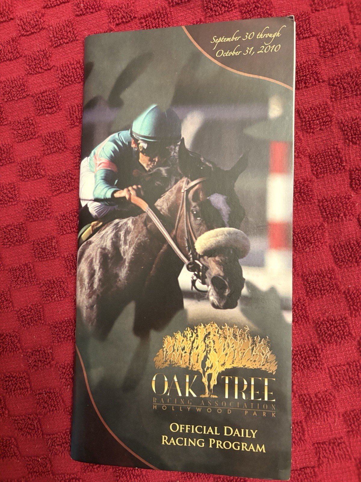 2010 LADY’S SECRET STAKES PROGRAM—ZENYATTA (HOF)—GEM MINT—VERY HARD TO FIND