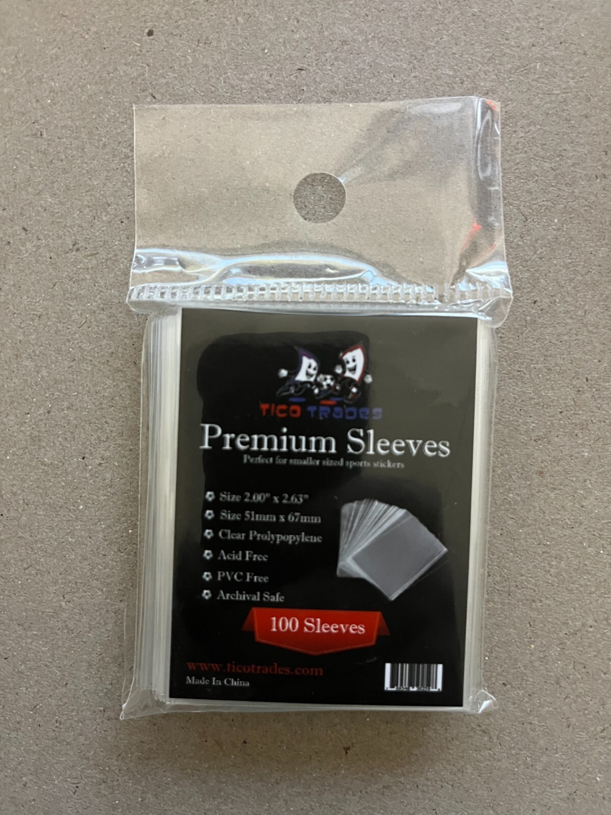 Small Size PENNY SLEEVES 25, 50, 100, 200, 500 World Cup Stickers Custom Size