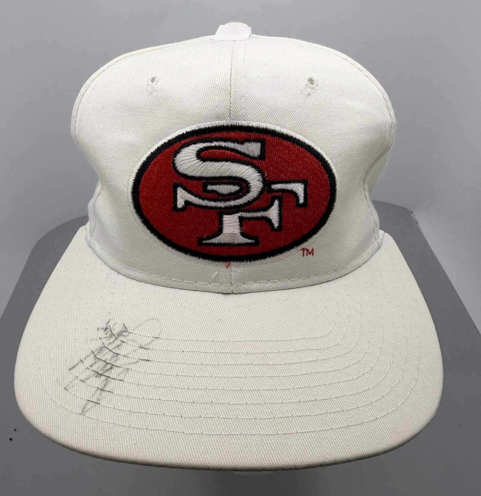 VintageNew Era San Francisco 49ers Snapback Hat With Unknown Signature