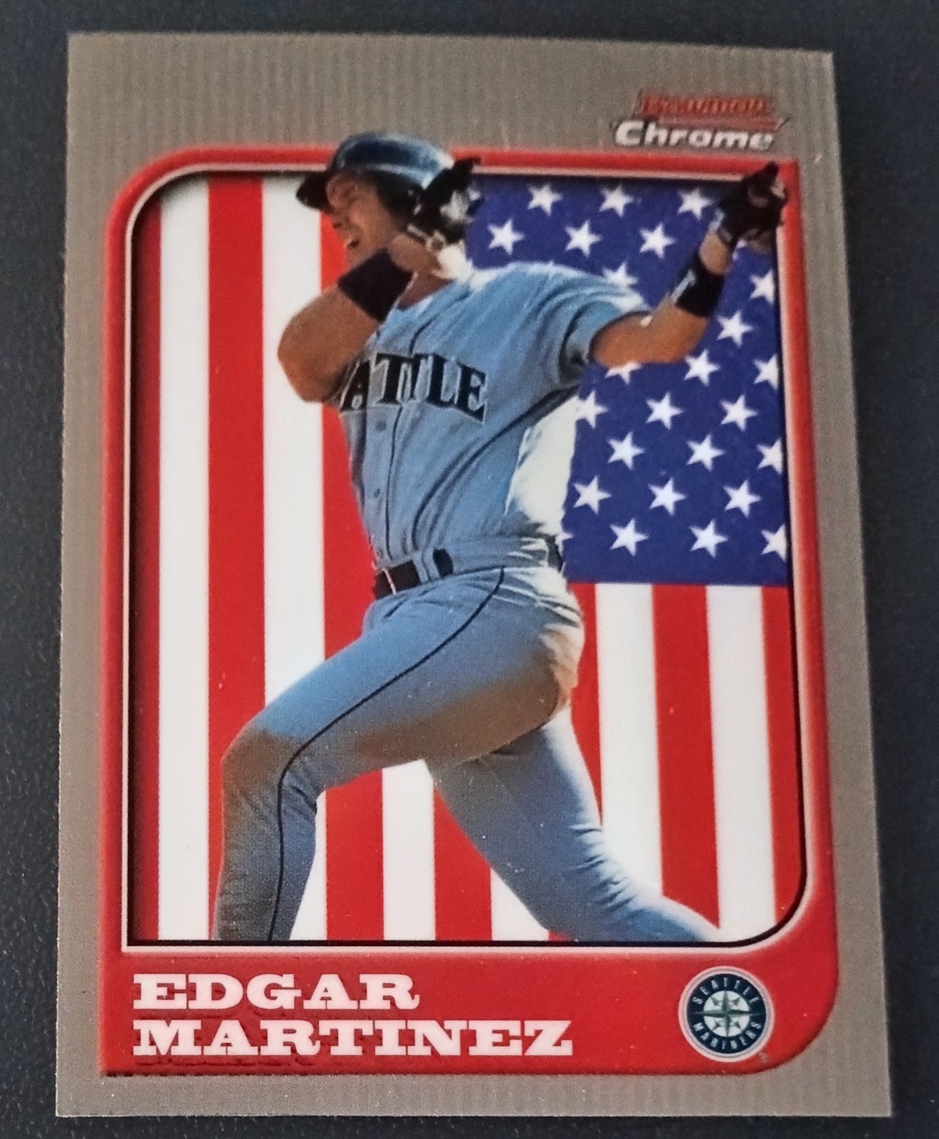 1997 Bowman Chrome – Edgar Martinez #34 International