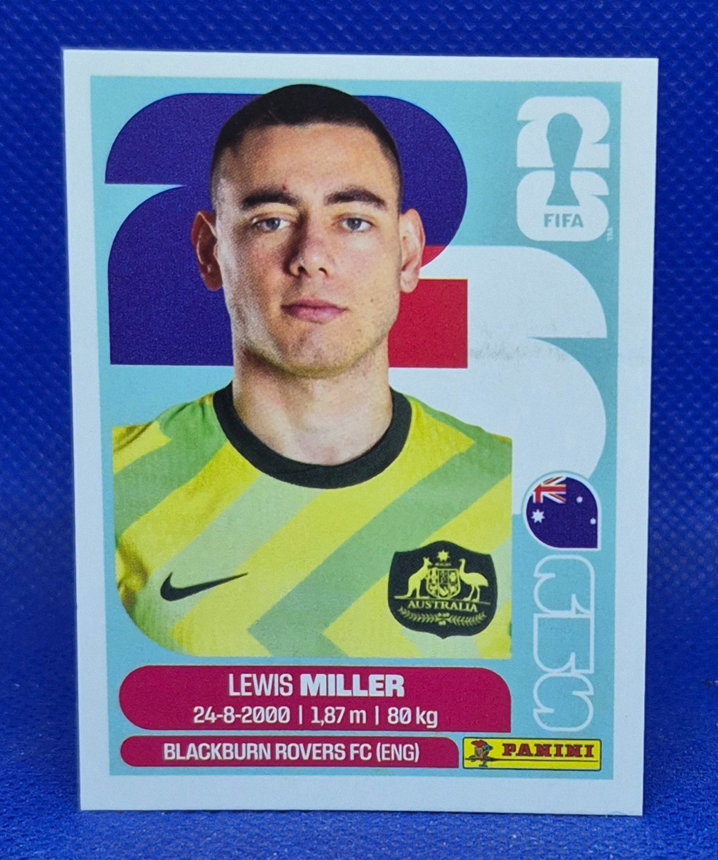 2026 Panini FIFA World Cup Sticker Lewis Miller #AUS 9 – Australia