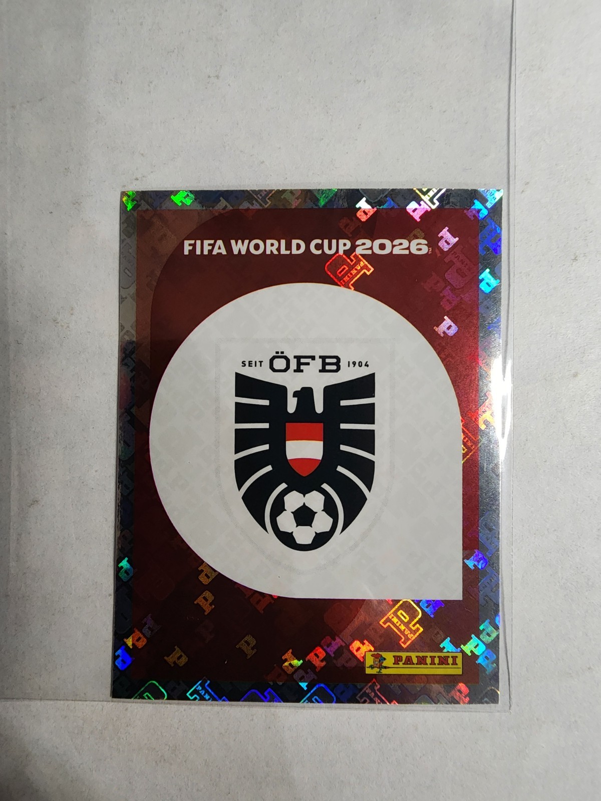 2026 Panini Fifa World Cup 26 – Austria #AUT 1 – Team Logo Foil Sticker