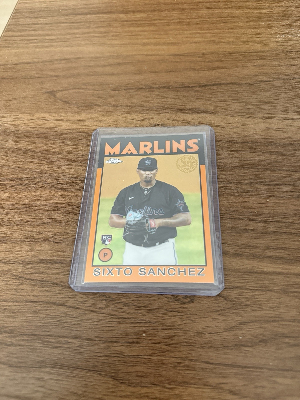 2021 Topps Chrome – 1986 Topps Baseball Sixto Sanchez #86BC-12 (RC) Orange /25