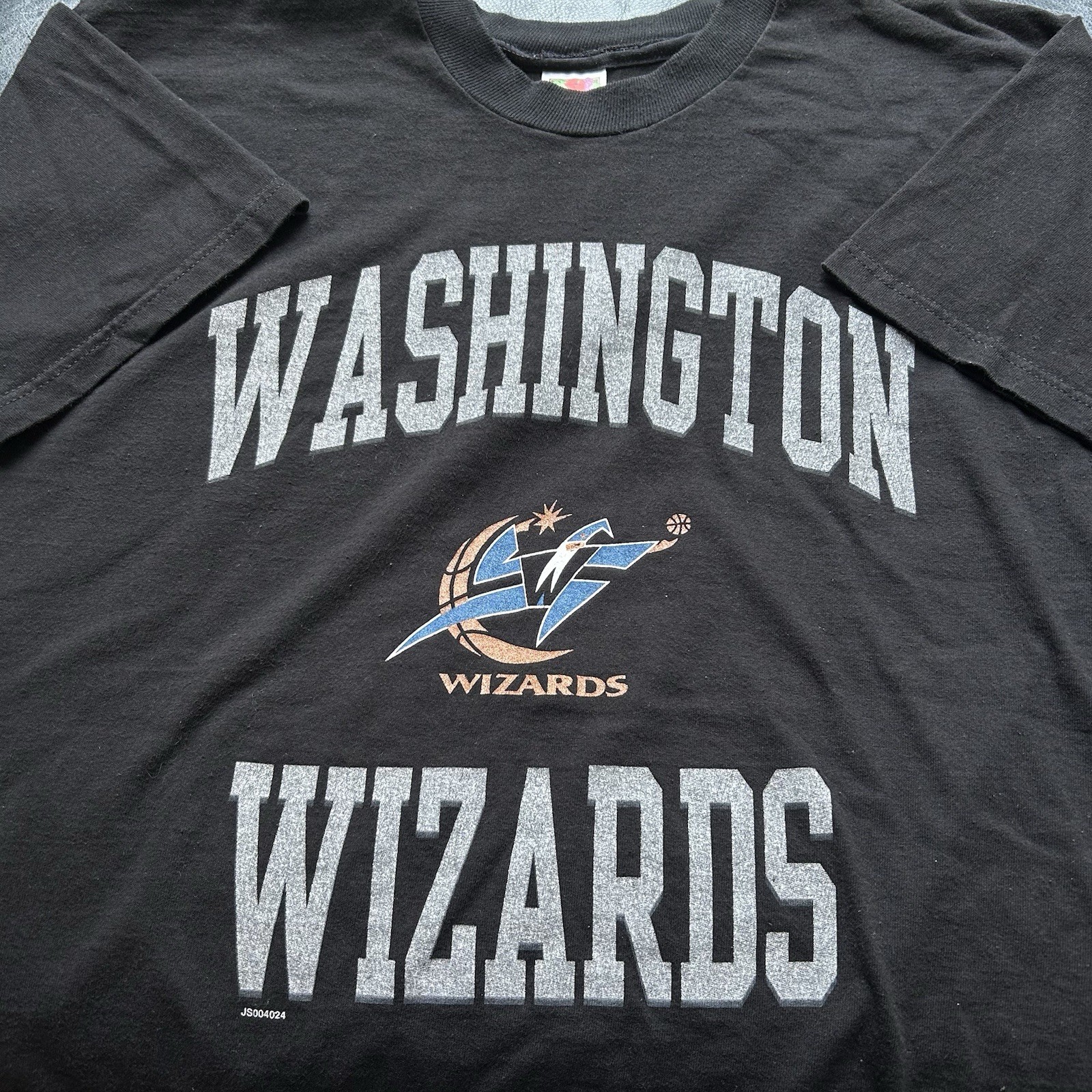 Vintage Washington Wizards NBA Graphic Tee OG Throwback Logo T-Shirt Men’s XL