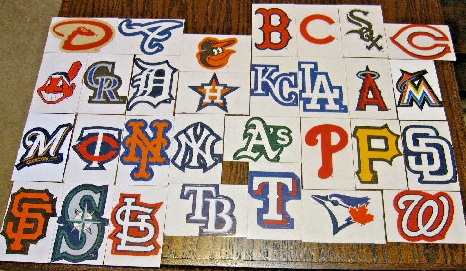 NEW MLB Logo Stickers 2024 – PICK ANY TEAM – Baseball Decal Peel & Stick Sticker