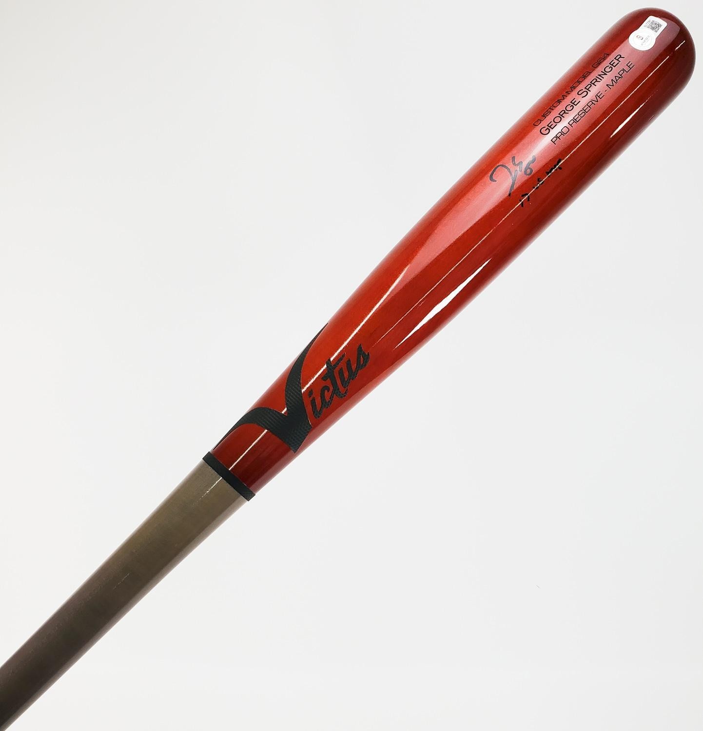 George Springer “17 WS MVP” Signed Victus Game Model Baseball Bat (Beckett)