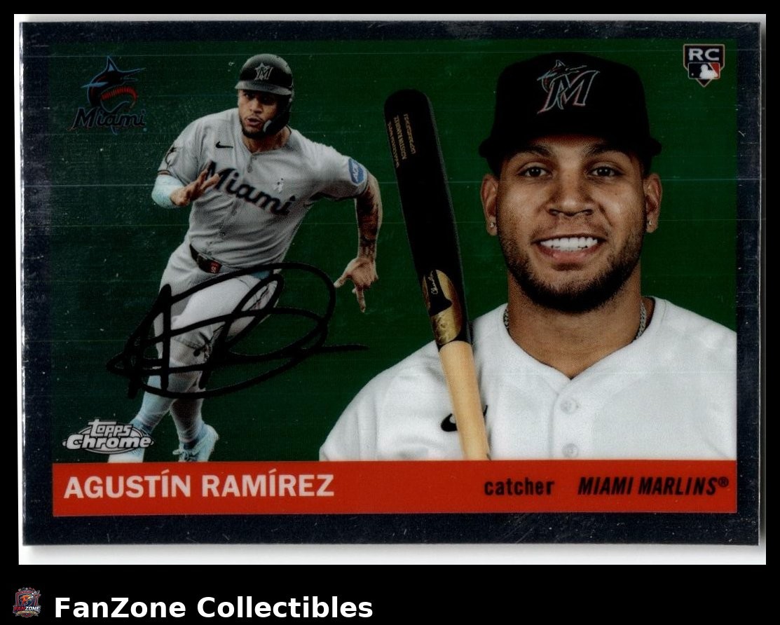 2025 Topps Chrome Platinum Anniversary Baseball #241 Marlins AGUSTIN RAMIREZ RC