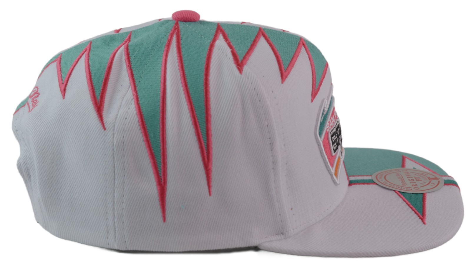 San Antonio Spurs NBA Shockwave Men’s Snapback Hat by Mitchell & Ness