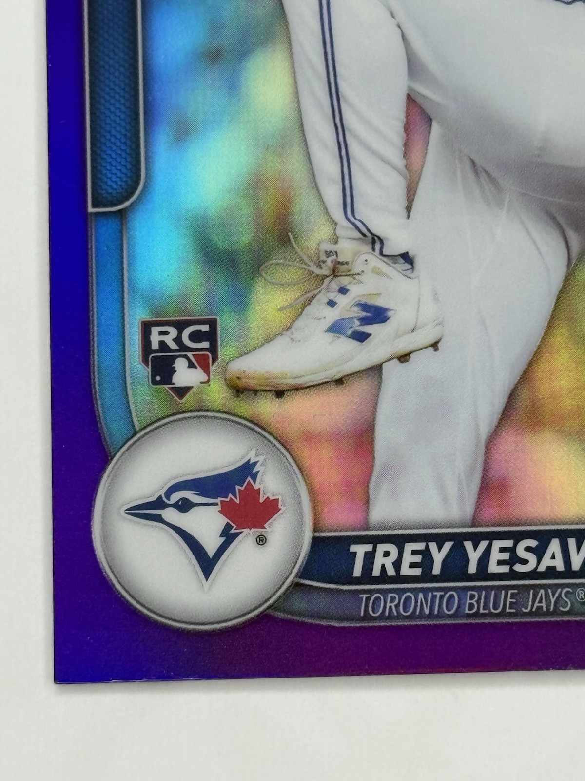2026 Topps Chrome Flagship Collection Trey Yesavage Purple Refractor RC 04/75 SP