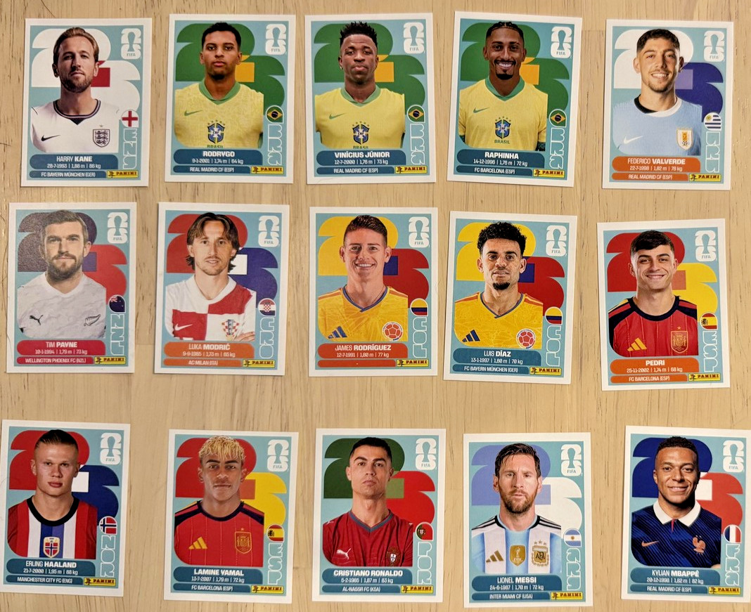 2026 Panini FIFA World Cup Stickers – YOU PICK – #USA1 – #TUN20 – GROUP D E F