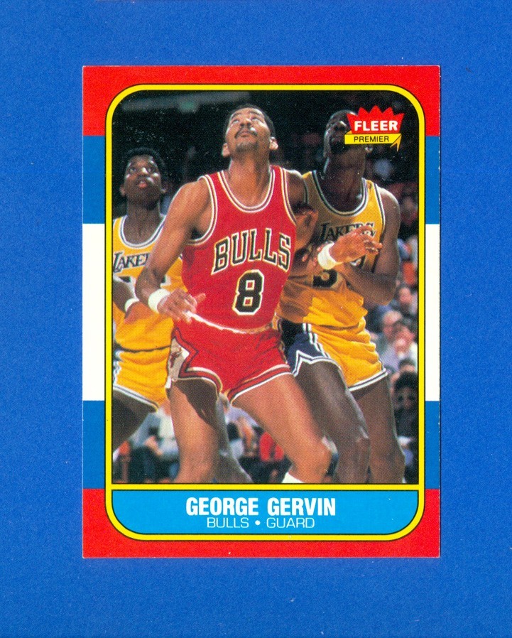1986/1987 Fleer Basketball#36 George Gervin 86/87 Set Break Card NR/MT Condition