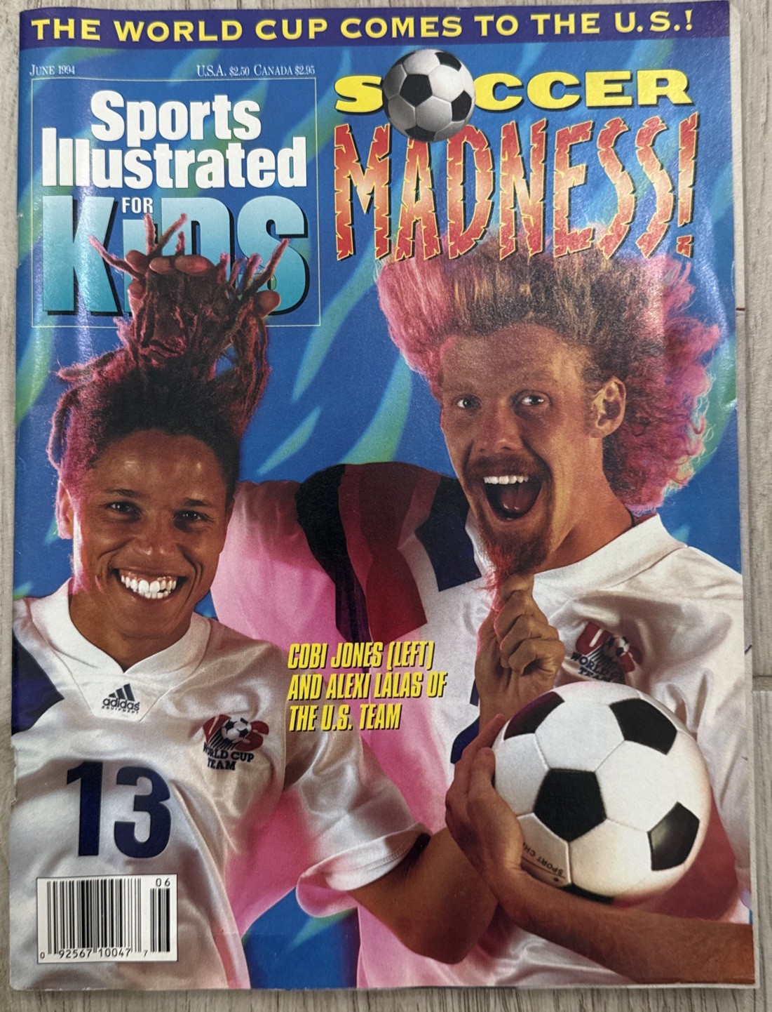 JUNE 1994 SPORTS ILLUSTRATED FOR KIDS MICHAEL JORDAN RC NO LABEL ALEXI LALAS